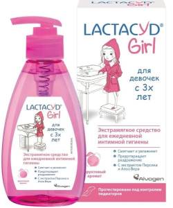 Лактацид Girl средство для Интимной гигиены для девочек 200мл