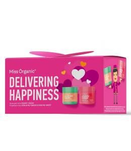 Набор подарочный Delivering Happiness скраб/крем для тела Miss Organic №82